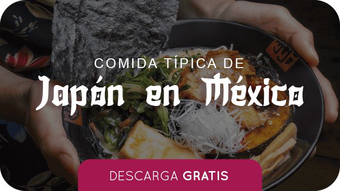 Comida típica de Japón en México.