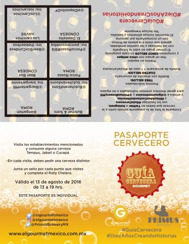 pasaporte cervecero