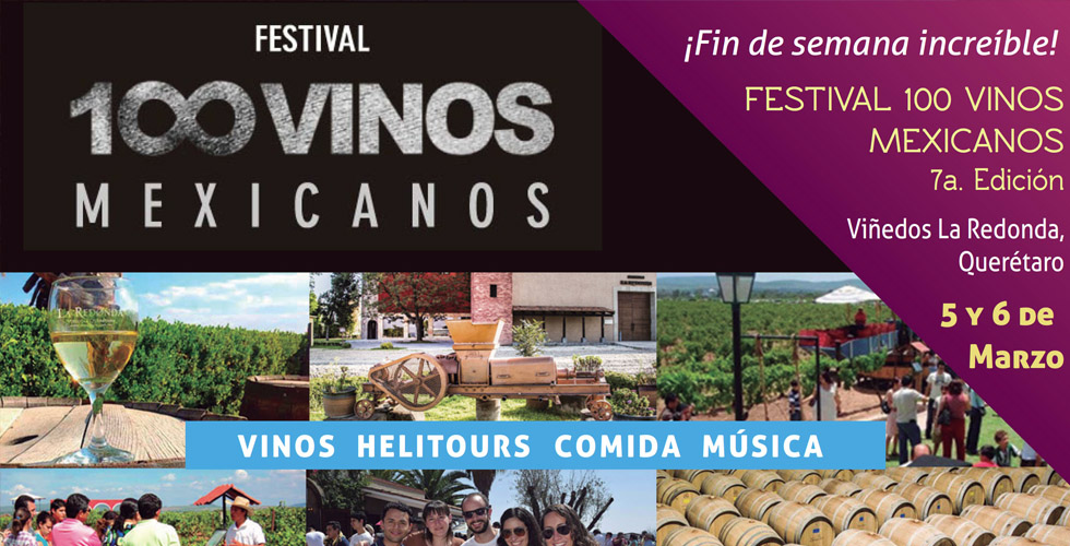 
					Festival 100 Vinos Mexicanos: 7ª Edición