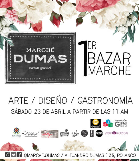 
					Bazar Marché Dumas: Arte, Diseño y Gastronomía