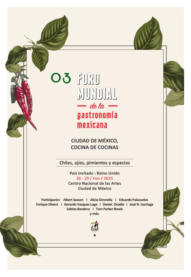 
					Tercer Foro Mundial de la Gastronomía Mexicana