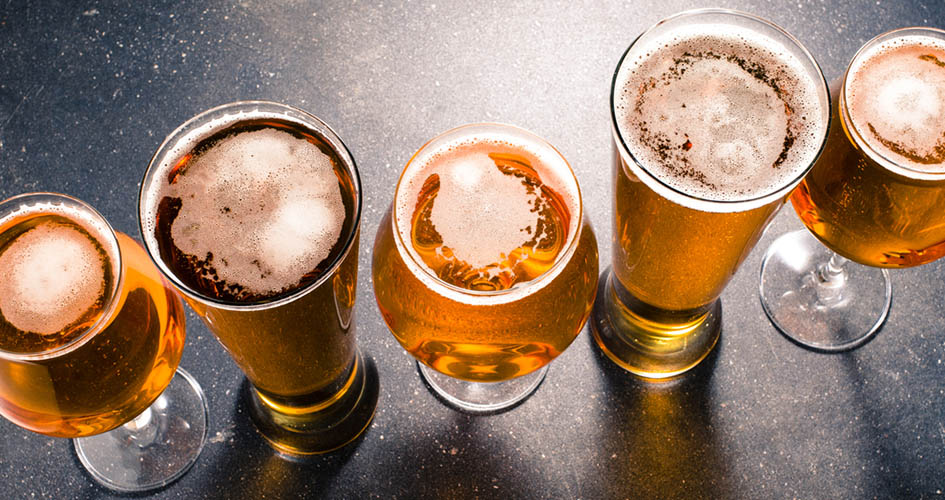 
					Cinco vasos para disfrutar de la cerveza