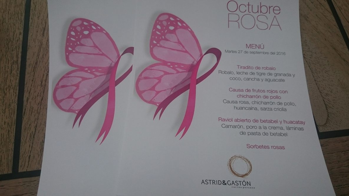Octubre Rosa en Astrid&Gastón 0