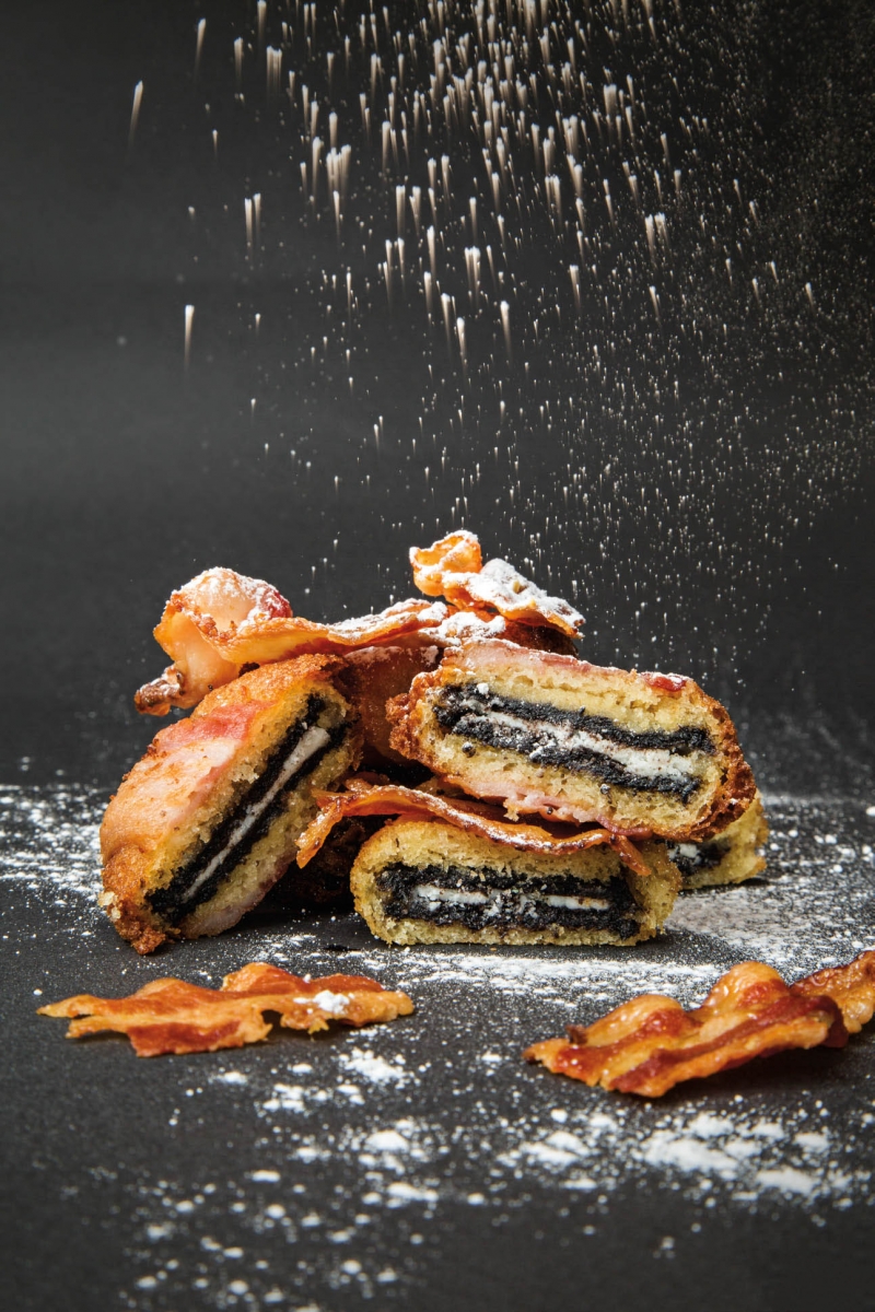 #RecetaGourmet: Bacon deep fried oreos 0