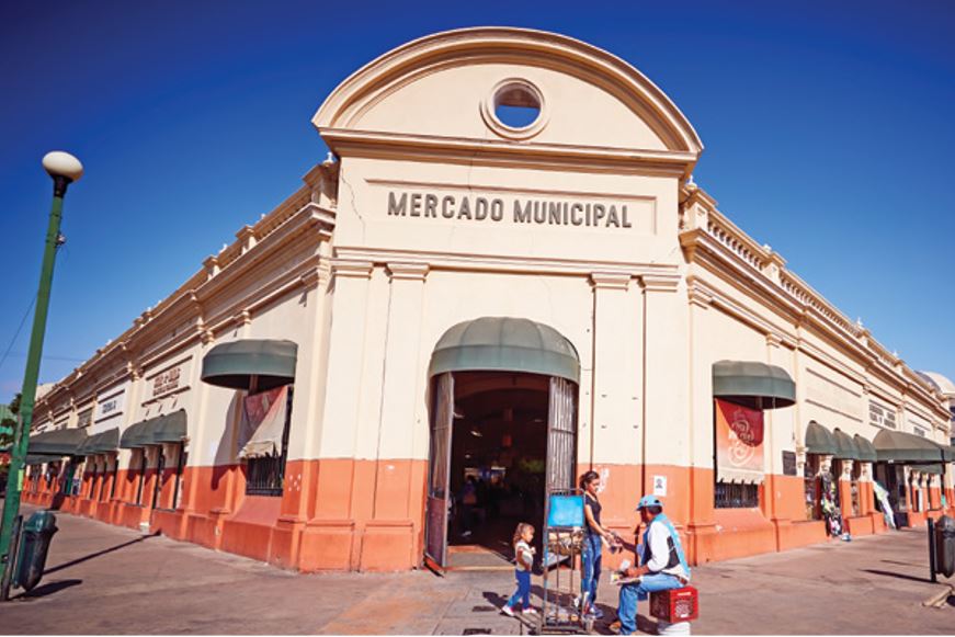 
					José María Pino Suarez. El mercado municipal de Hermosillo