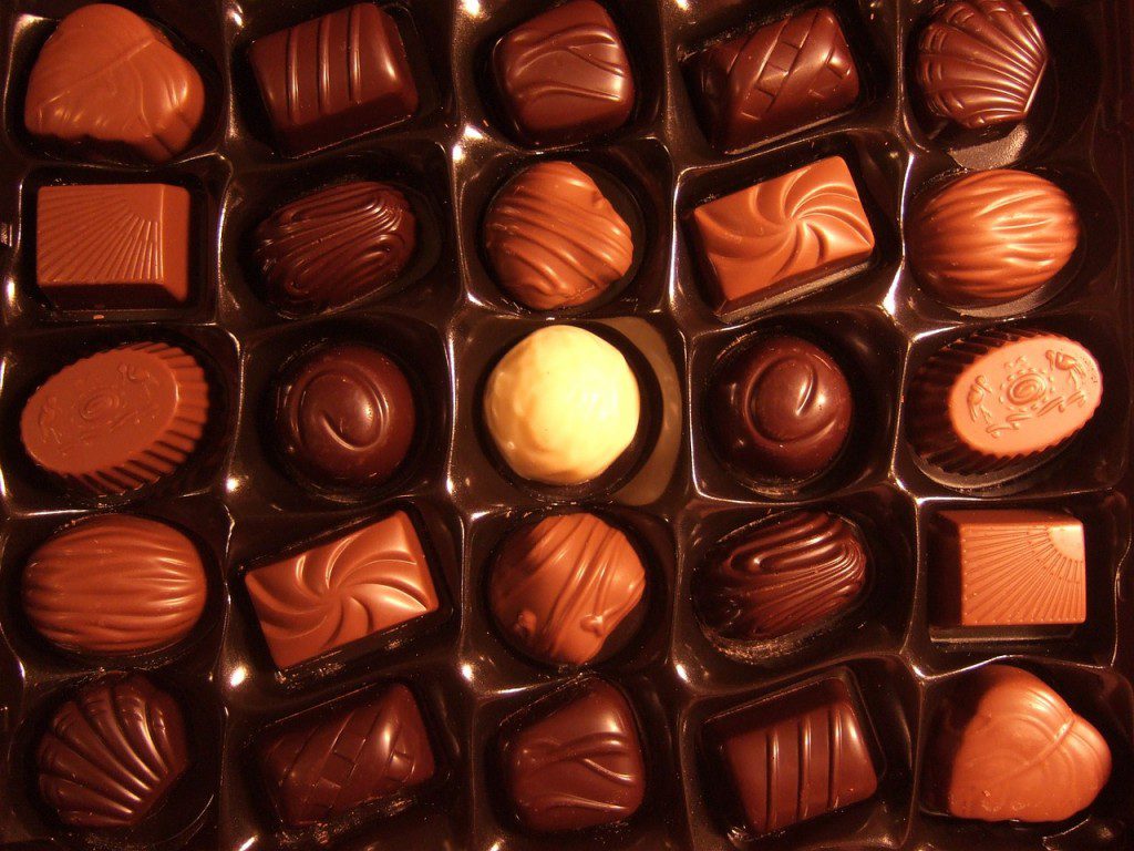 
					La vida es como una caja de chocolates…¿cuál te tocará?