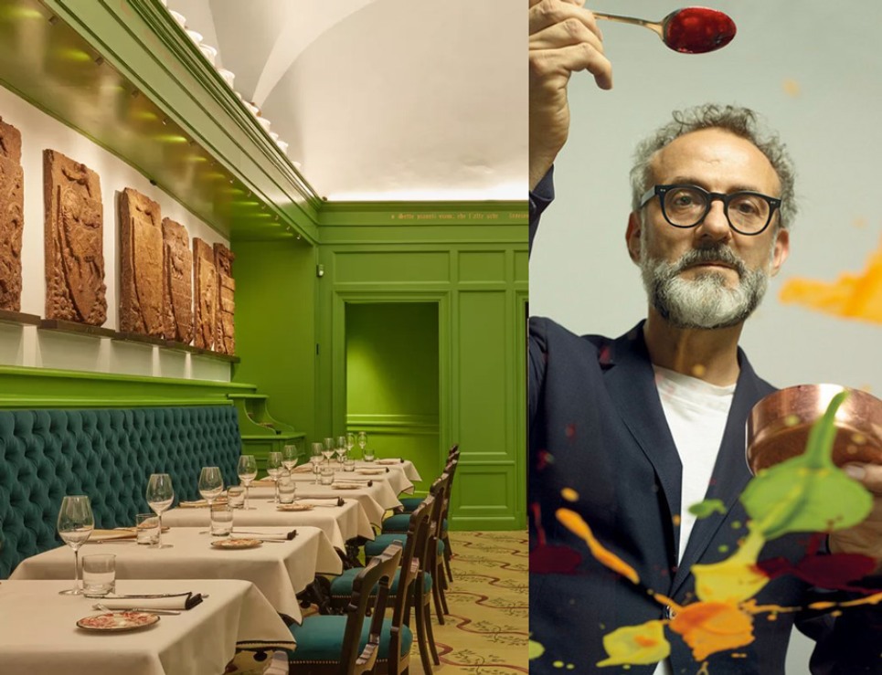 
					Así es el nuevo y lujoso restaurante de Massimo Bottura y Gucci