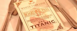 Conoce el menú del Titanic 0
