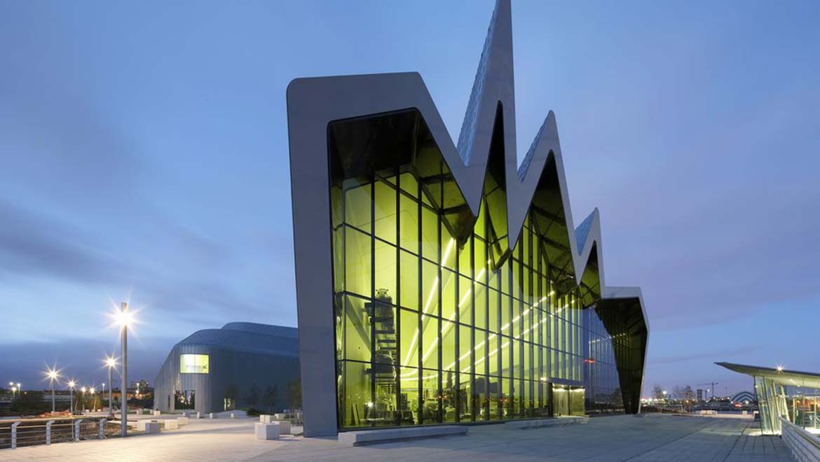 El Museo de Riverside en Glasgow Zaha Hadid