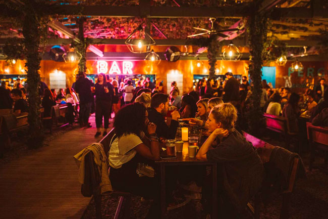 bares pop up de invierno en Londres Pergola Paddington