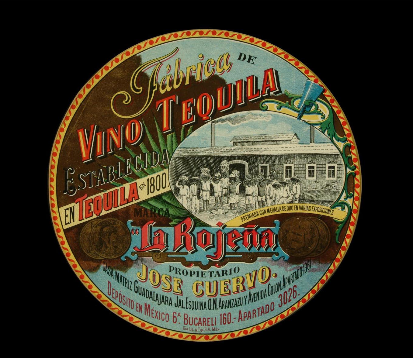 dia del tequila jose cuervo medalla