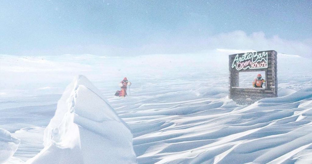 Bar Pop up en el Polo Norte regala ginebra de por vida a quien logre encontrarlo 3
