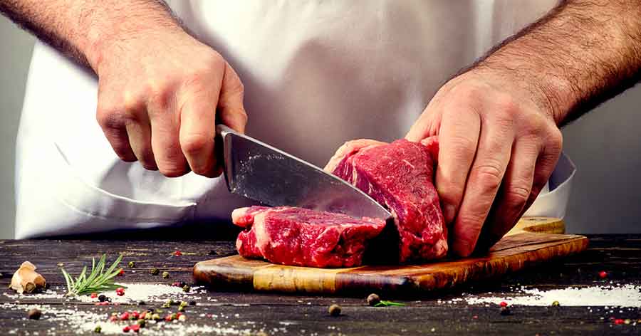 cuchillo para carne