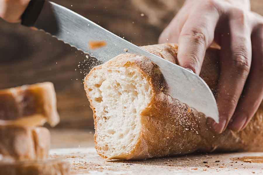 cuchillo para pan 