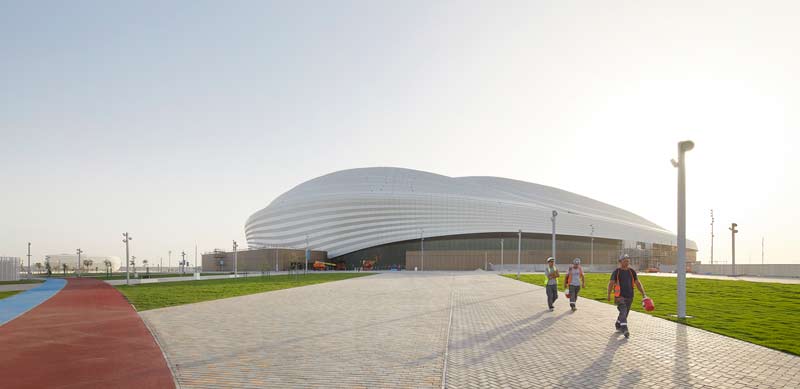 Se inaugura el estadio de Zaha Hadid Architects para la Copa Mundial de Futbol 2022 0