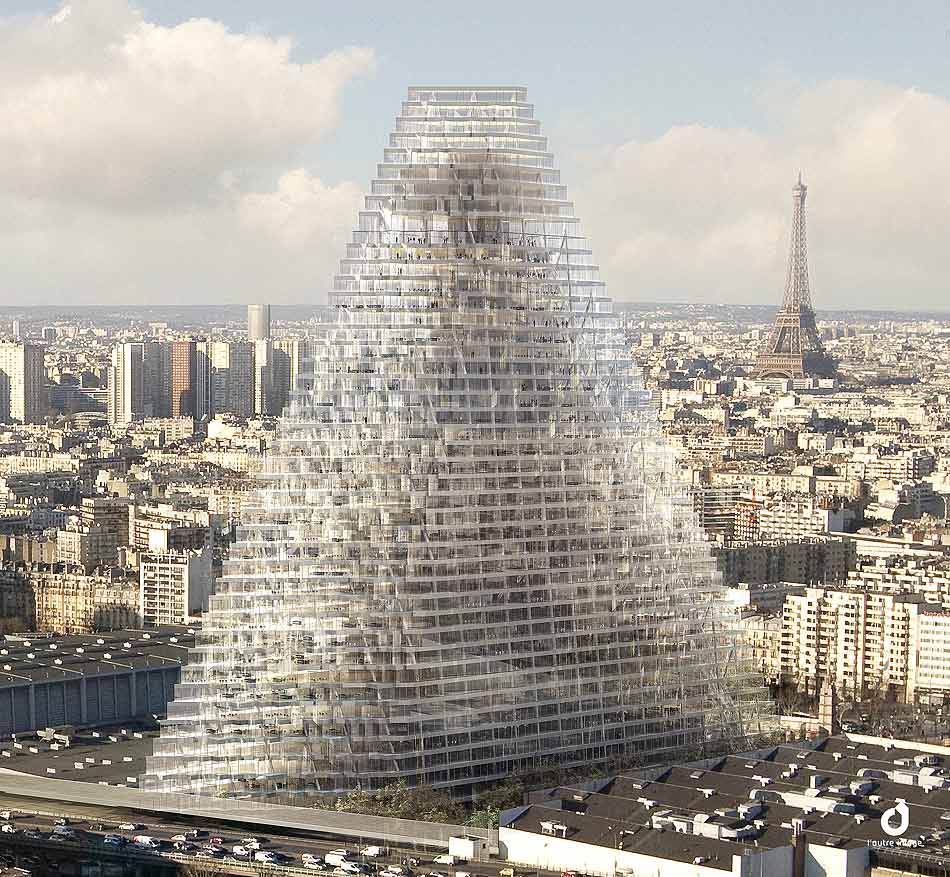 La torre de cristal que le robará la atención a la Torre Eiffel en París 1