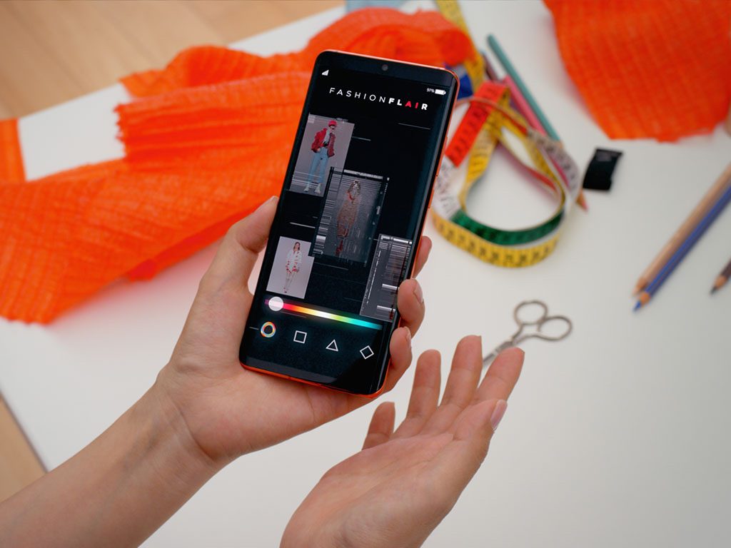 moda con inteligencia artificial Huawei app