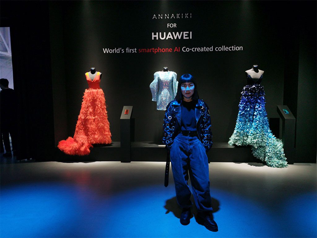 moda con inteligencia artificial Huawei y Anna Yang