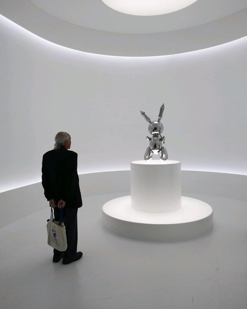 rabbit obras de Jeff Koons obra cara subasta 1