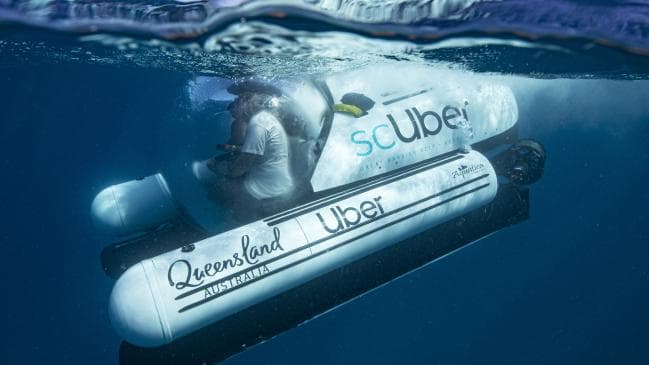 uber submarino experiencia en australia scuber