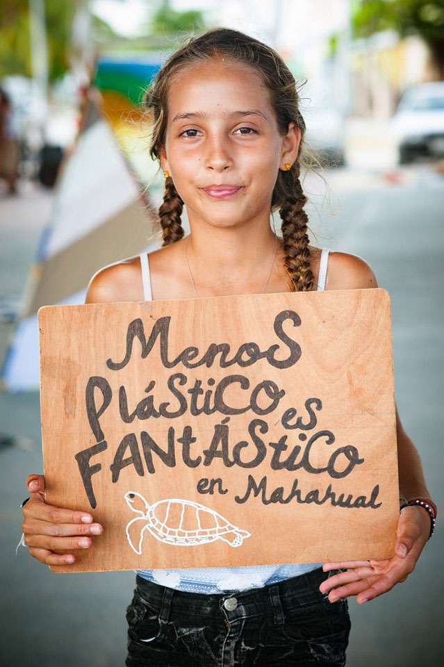 Festival mahahual Libre de Plástico iniciativa