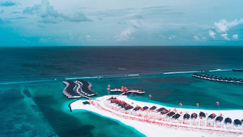 Isla roja en Maldivas Paolo Pettigiani 
