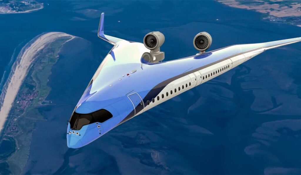 Flying-V un avión futurista y sustentable