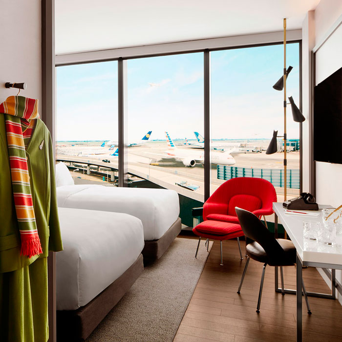 TWA Hotel al JFK habitación