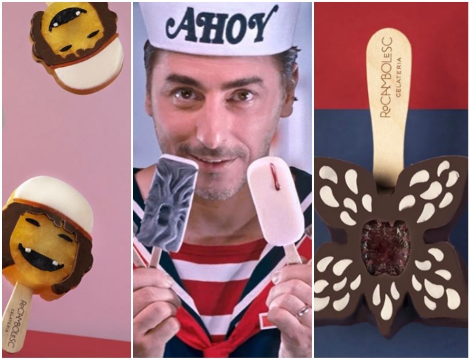 Los helados de Stranger Things creados por Jordi Roca