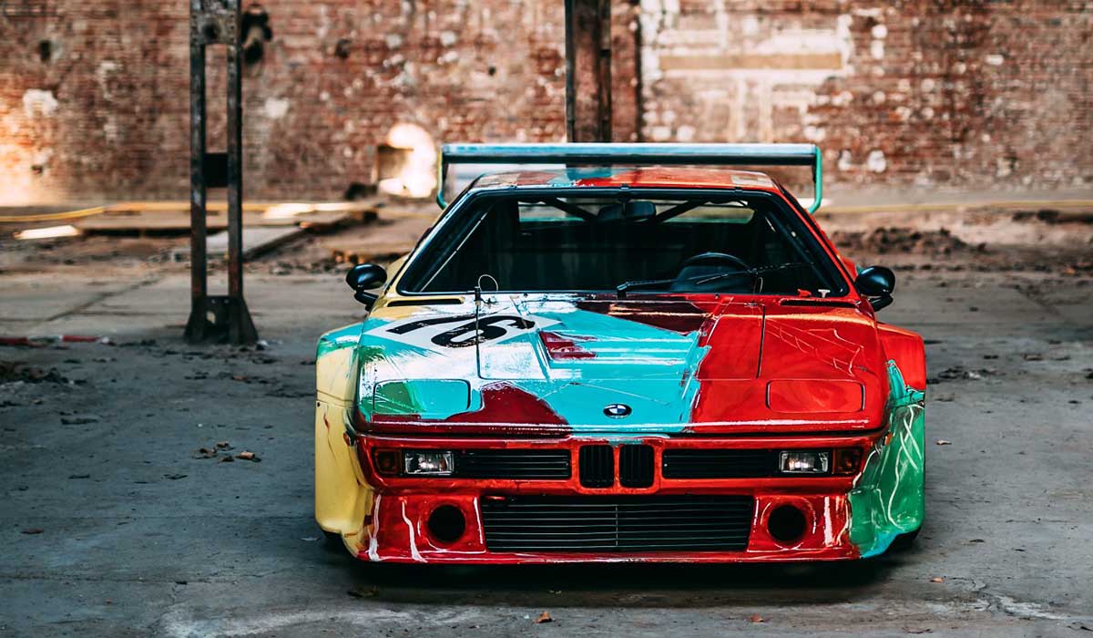 Aparece psicodélico BMW pintado por Andy Warhol