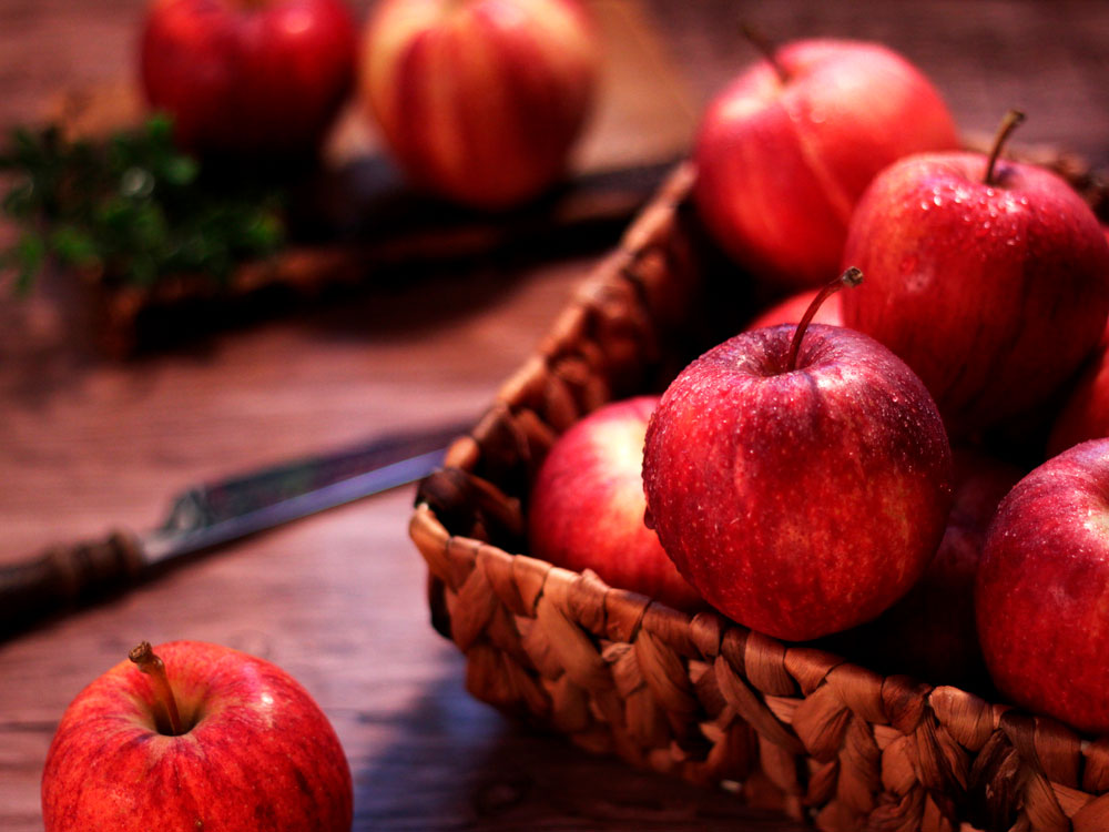 Las manzanas son una cosecha clásica de otoño.