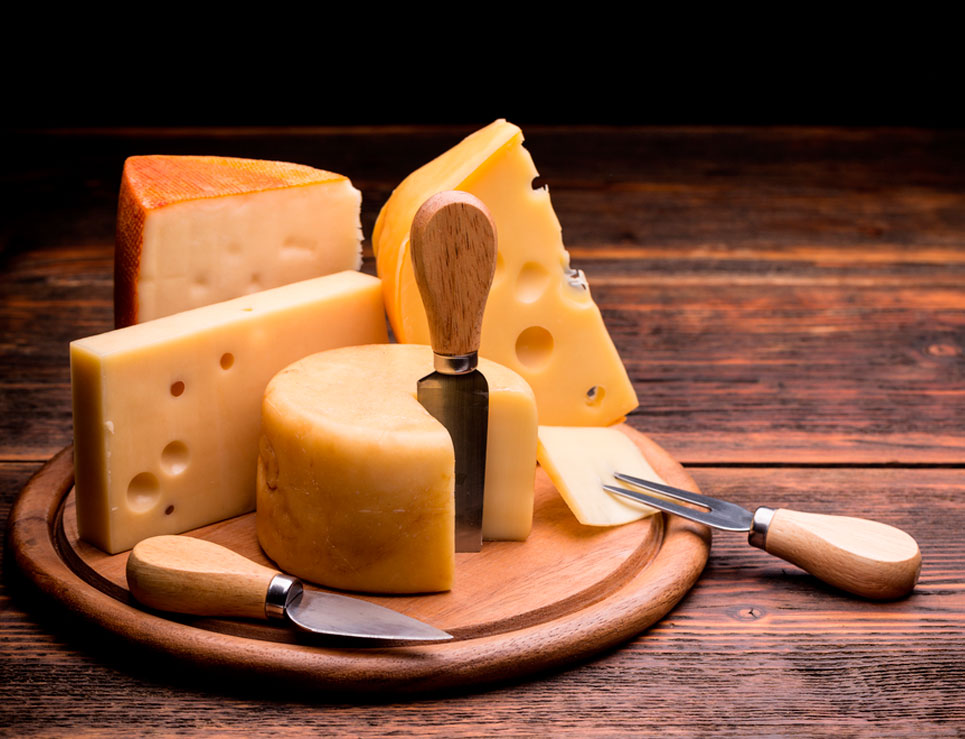 Distintos tipos de queso y sus características