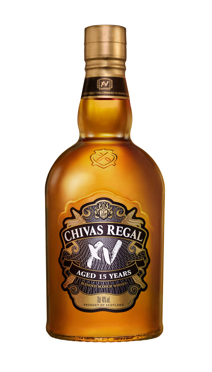 Chivas XV whisky botella