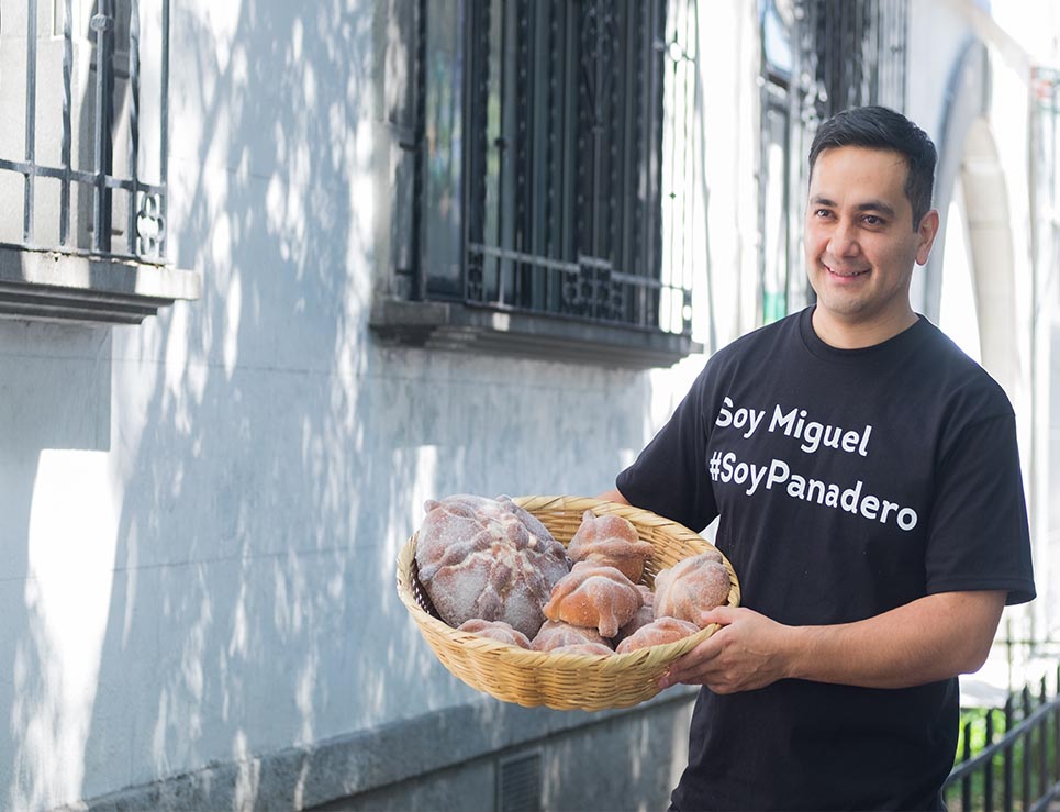 Miguel Gómez, panadero y chef