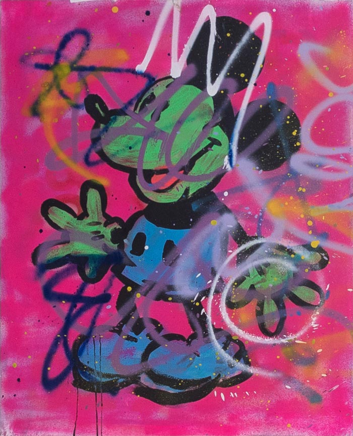 Neon Caron Acid Mickey