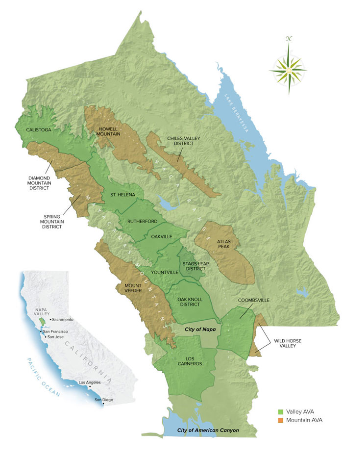 Mapa Napa County