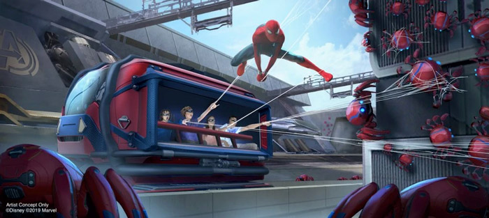 Avengers Campus Spiderman Slingshot