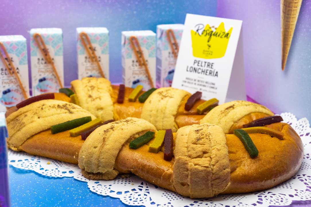 rosca de reyes peltre guayaba
