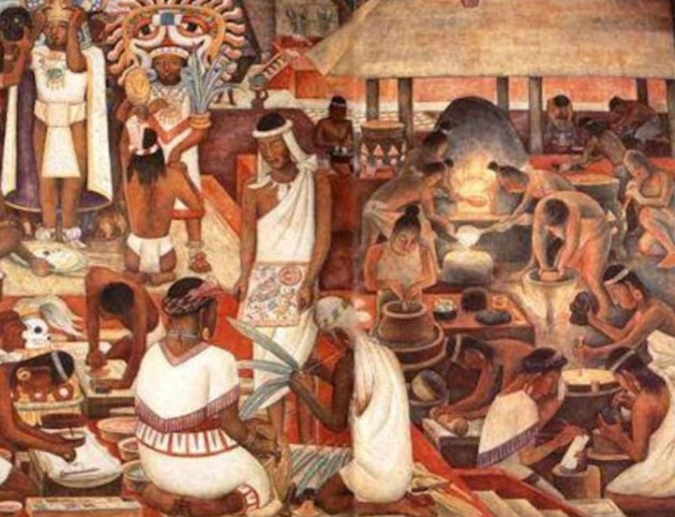¿Cómo era el banquete de Moctezuma?
