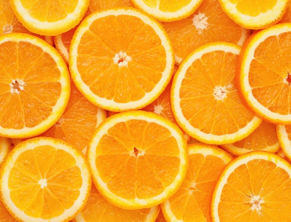 rebanadas de naranja 