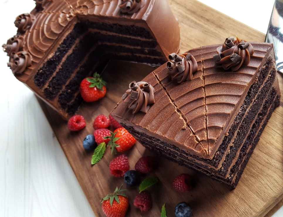 pastel de chocolate