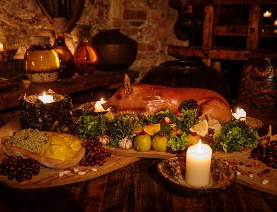 Características de la comida medieval y sus principales ingredientes