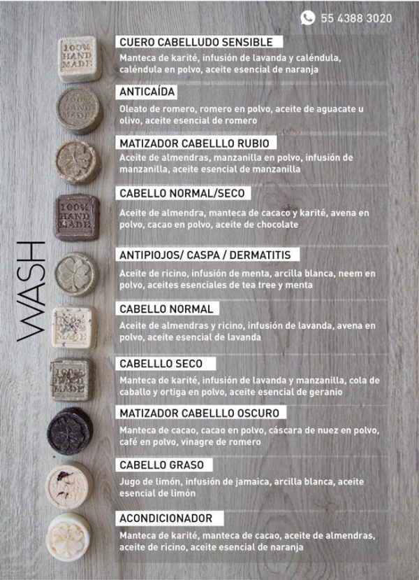 shampoosenbarrawashmenu Gourmet de México