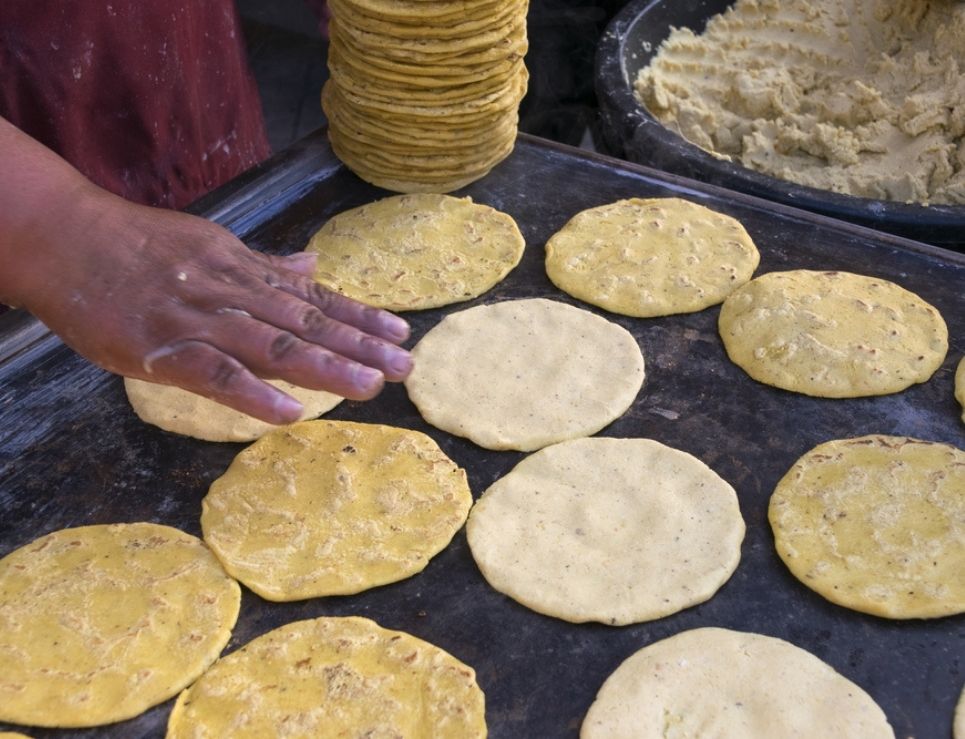 
	     Tortillas en México: las del centro del país