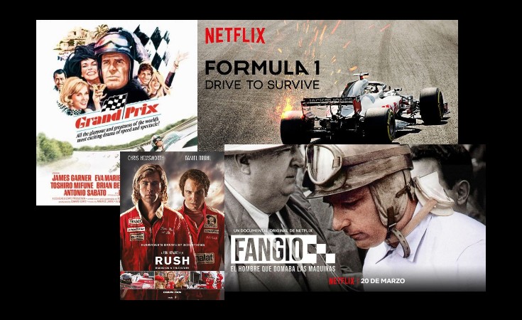 Las mejores series y películas sobre Fórmula 1