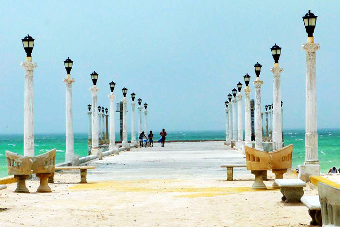 Puerto de Sisal en Yucatan