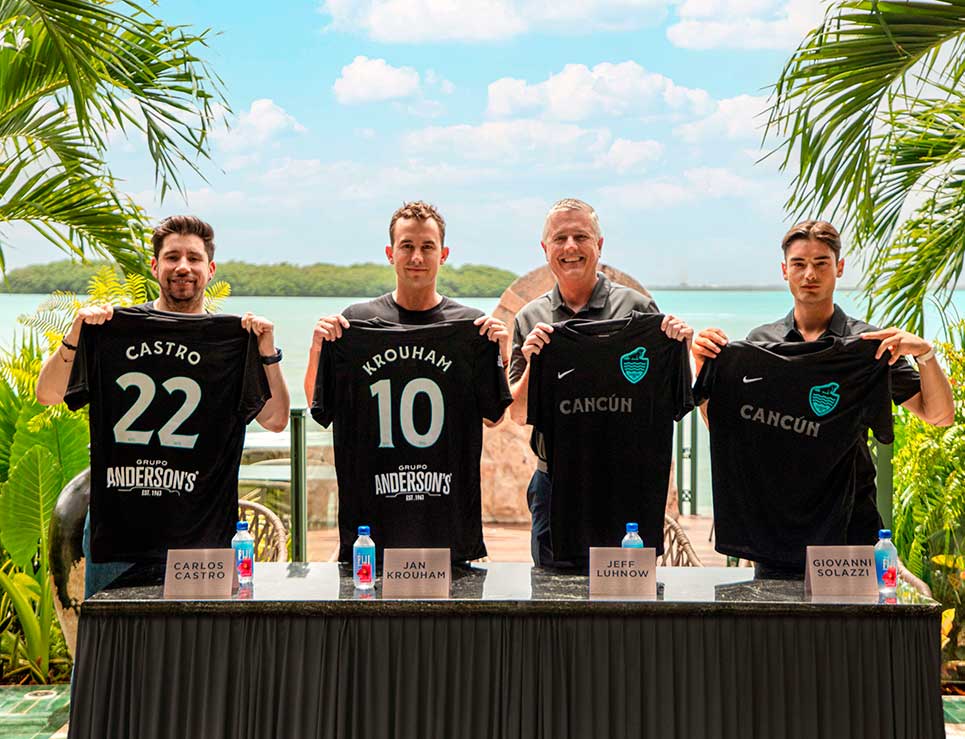 Grupo Anderson’s se fusiona con Cancún FC para ser su patrocinador oficial en la temporada