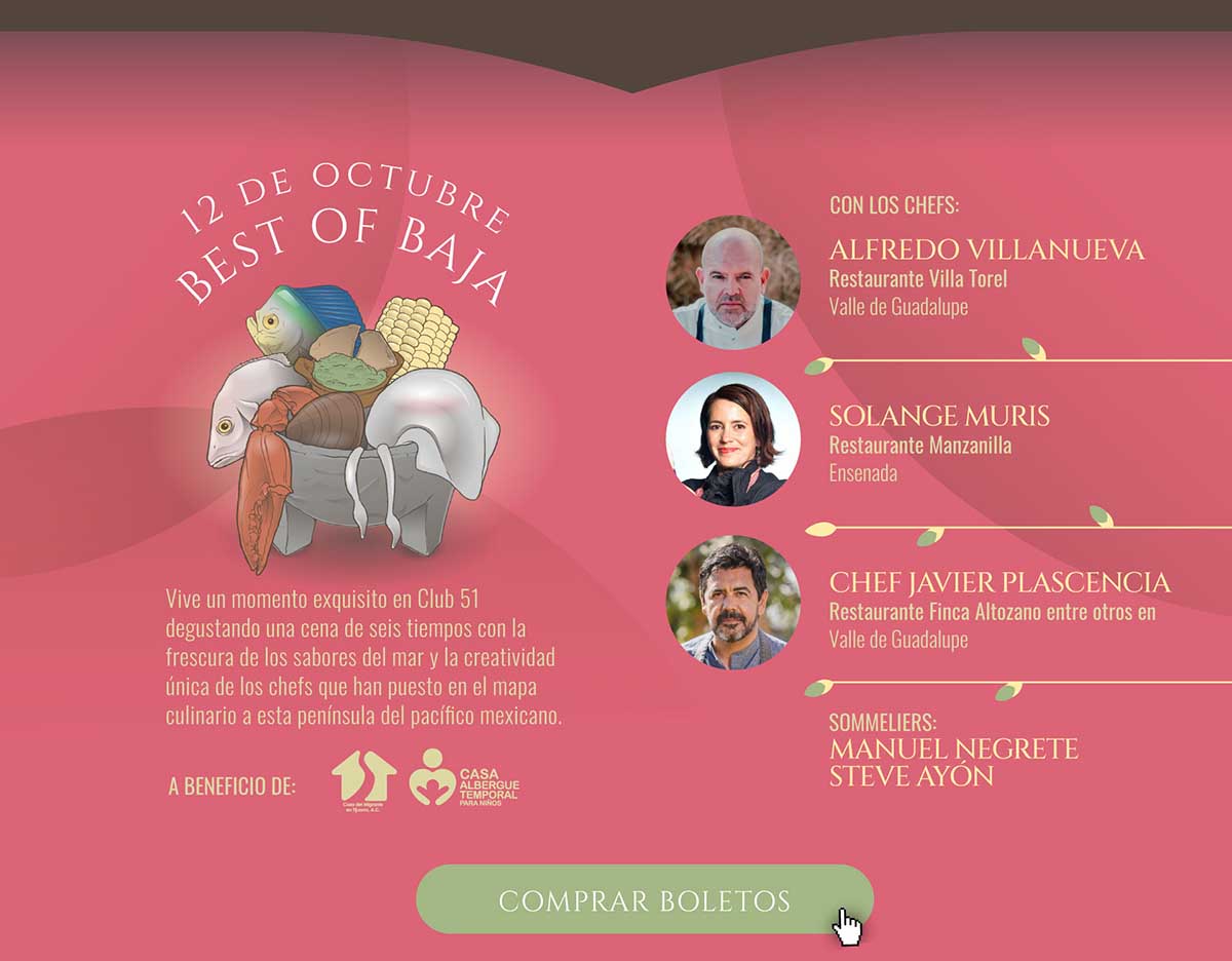 Wine & Food Festival celebra su 10 aniversario con cenas mexicanas y los mejores chefs 2