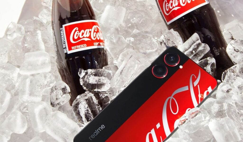 Realme 10 pro 5G, el celular con los colores de Coca-Cola edición limitada