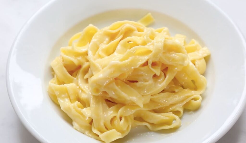 Fetuccini, forma de pasta